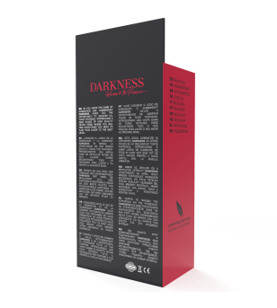 DARKNESS - MASQUE DE SOUMISSION BDSM BOUCHE ET YEUX NOIR