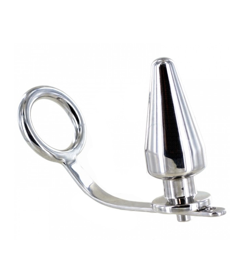 METAL HARD - ANNEAU EN ACIER AVEC PLUG ANAL 80 X 55 MM