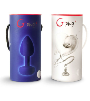 G-VIBE - FUNTOYS GPLUG VIBRATEUR ANAL RECHARGEABLE GRAND BLEU CIEL 3.9CM