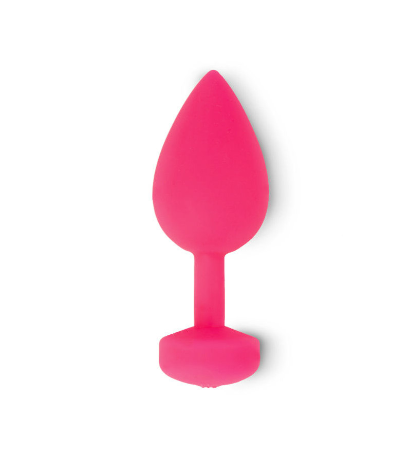 G-VIBE - FUNTOYS GPLUG VIBRATEUR ANAL RECHARGEABLE PETIT ROSE NÉON 3CM
