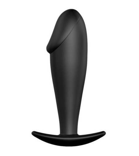 PRETTY LOVE - PLUG ANAL FORME DE PÉNIS EN SILICONE NOIR