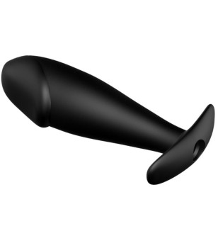 PRETTY LOVE - PLUG ANAL EN SILICONE FORME PÉNIS ET 12 MODES DE VIBRATION NOIR