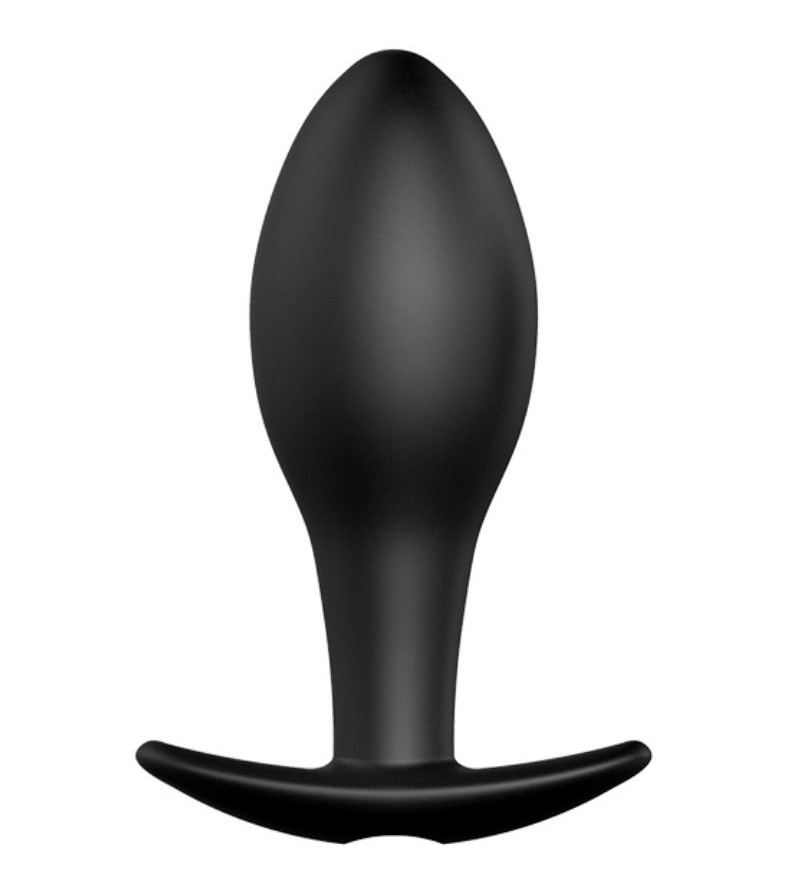 PRETTY LOVE - PLUG ANAL FORME DANCRE SILICONE 12 MODES DE VIBRATION NOIR