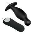 PRETTY LOVE - PLUG ANAL EN SILICONE 12 MODES DE VIBRATION NOIR