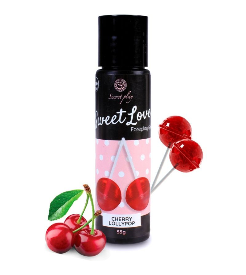 SECRETPLAY - GEL SUCETTE CERISE AMOUR DOUX 60 ML