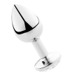 SECRETPLAY - PLUG ANAL TRANSPARENT ALUMINIUM 7CM