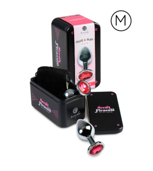 SECRETPLAY - PLUG ANAL FUCHSIA 8 CM