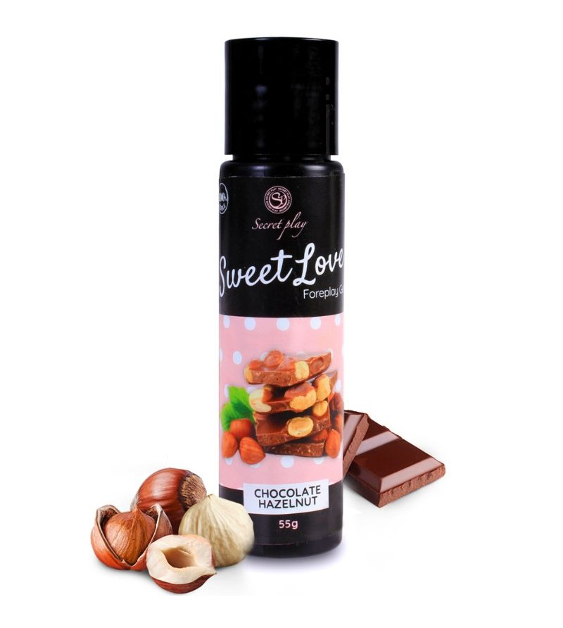 SECRETPLAY - GEL SWEET LOVE CHOCOLAT A LA NOISETTE 60 ML