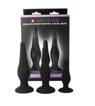 PRETTY LOVE - KIT DINITIATION EN SILICONE POUR PLUGS ANAL