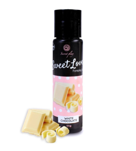 SECRETPLAY - GEL SWEET LOVE CHOCOLAT BLANC 60 ML