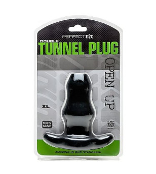 PERFECT FIT BRAND - BOUCHON DOUBLE TUNNEL XL GRAND NOIR