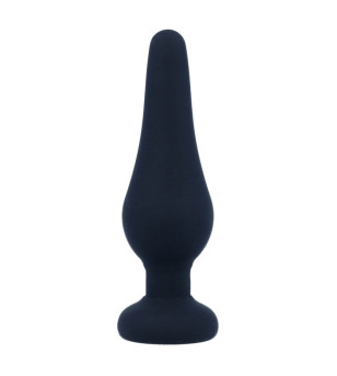 INTENSE - PLUG ANAL PIPO S SILICONE NOIR 9,8 CM