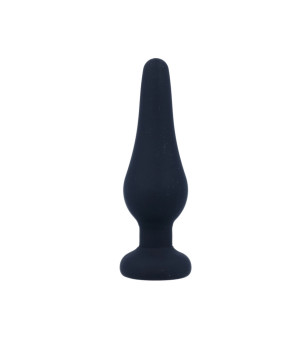 INTENSE - PLUG ANAL PIPO S SILICONE NOIR 9,8 CM