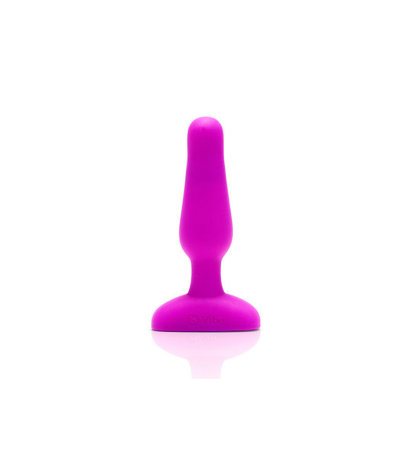 B-VIBE - NOVICE TÉLÉCOMMANDE PLUG ANAL FUCHSIA