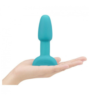 B-VIBE - RIMMING TÉLÉCOMMANDE PLUG ANAL PETITE TEAL