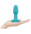 B-VIBE - RIMMING TÉLÉCOMMANDE PLUG ANAL PETITE TEAL