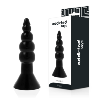 ADDICTED TOYS - PLUG ANAL 17 CM NOIR