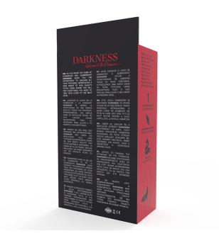 DARKNESS - PLUG ANAL EN SILICONE AVEC QUEUE BLANCHE