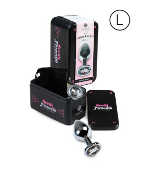 SECRETPLAY - PLUG ANAL TAILLE L - CLAIR