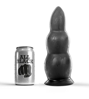 ALL BLACK - PLUG ANAL 23 CM