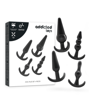ADDICTED TOYS - ENSEMBLE 4 BOUCHONS ANAL