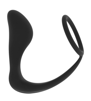 OHMAMA - PLUG ANAL EN SILICONE AVEC ANNEAU 10,5 CM