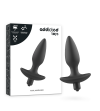 ADDICTED TOYS - MASSAGER PLUG ANAL AVEC VIBRATION NOIR