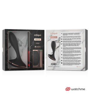 ANBIGUO - WATCHME VIBRATEUR TÉLÉCOMMANDE PLUG ANAL VERNET