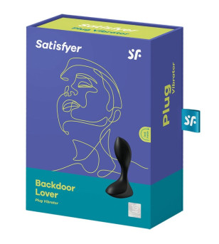 SATISFYER - BOUCHON VIBRANT BACKDOOR LOVER NOIR