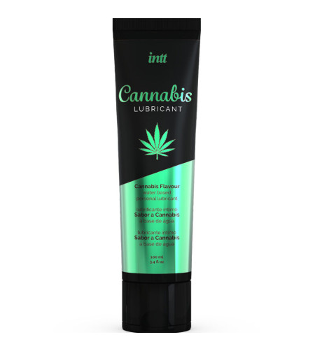 INTT LUBRICANTS - LUBRIFIANT INTIME A BASE D''EAU SAVEUR CANNABIS