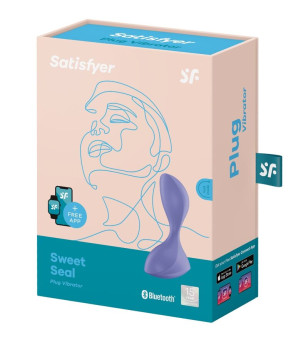 SATISFYER - SWEET SEAL BOUCHON VIBRANT APP VIOLET