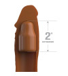 FANTASY X- TENSIONS - POCHETTE PIPEDREAMS 20,32 CM + 5,00 CM INCH PLUG CARAMEL