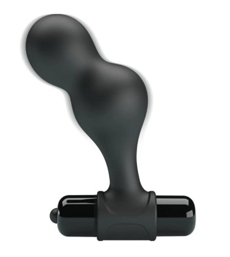 MR PLAY - PLUG ANAL VIBRATEUR EN SILICONE NOIR