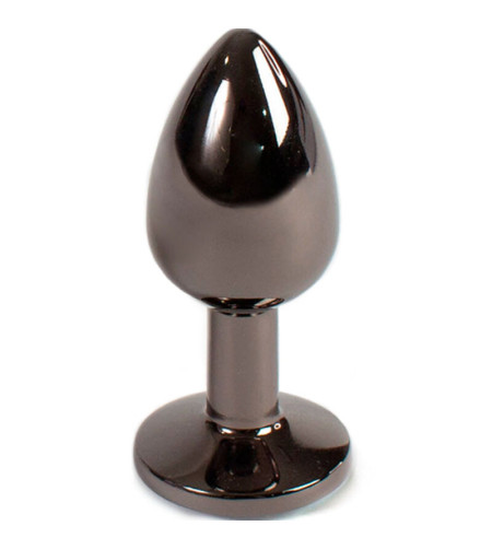 SECRETPLAY - PLUG ANAL EN GUNMETAL PETITE TAILLE 7 CM