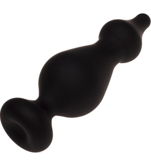ADRIEN LASTIC - PLUG ANAL AMUSE SILICONE NOIR TAILLE L