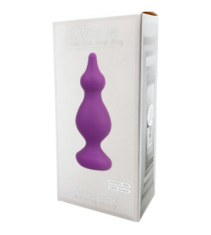 ADRIEN LASTIC - PLUG ANAL AMUSE SILICONE VIOLET TAILLE M