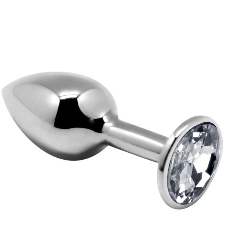 ALIVE - MINI PLUG DE PLAISIR ANAL MÉTAL BLANC TAILLE S