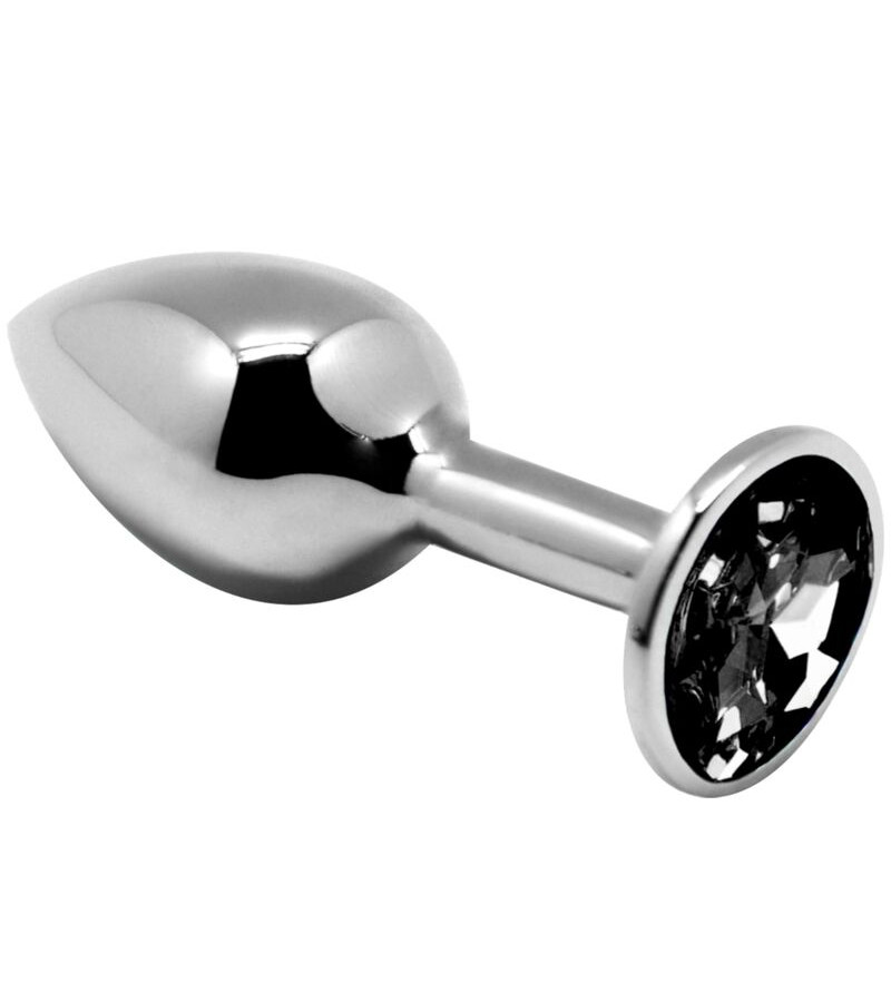 ALIVE - MINI PLUG DE PLAISIR ANAL MÉTAL NOIR TAILLE S