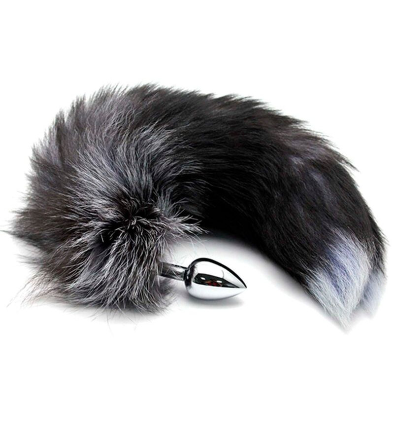 ALIVE - PLUG DE PLAISIR ANAL QUEUE DE RENARD EN MÉTAL TAILLE S