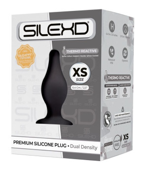 SILEXD - PLUG ANAL MODÈLE 2 PREMIUM SILEXPAN SILICONE PREMIUM THERMOREACTIF TAILLE XS