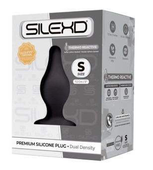 SILEXD - PLUG ANAL MODÈLE 2 PREMIUM SILEXPAN SILICONE PREMIUM THERMOREACTIF TAILLE S
