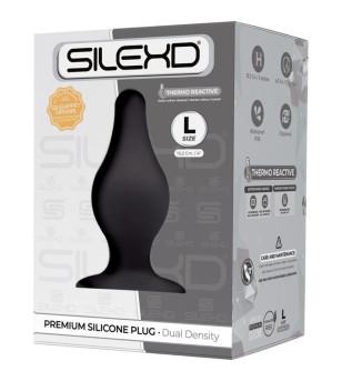 SILEXD - PLUG ANAL MODÈLE 2 PREMIUM SILEXPAN SILICONE PREMIUM THERMOREACTIF TAILLE L