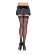 LEG AVENUE - COLLANTS AVEC COUTURE ET DENTELLE SUR LE DESSUS