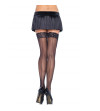 LEG AVENUE - COLLANTS AVEC COUTURE ET DENTELLE SUR LE HAUT PLUS