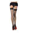 LEG AVENUE - CUISSES HAUTES EN FILET ET DENTELLE