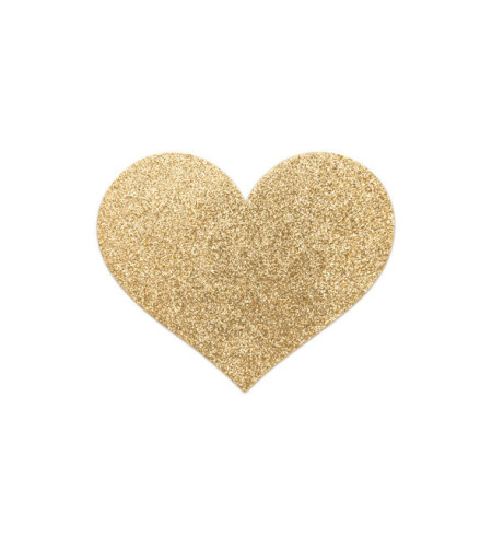 BIJOUX - INDISCRETS CACHE-METONS FLASH COEUR DOR?