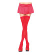 LEG AVENUE - CUISSES HAUTES EN NYLON ROUGE