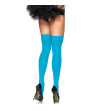 LEG AVENUE - CUISSES HAUTES EN NYLON BLEU