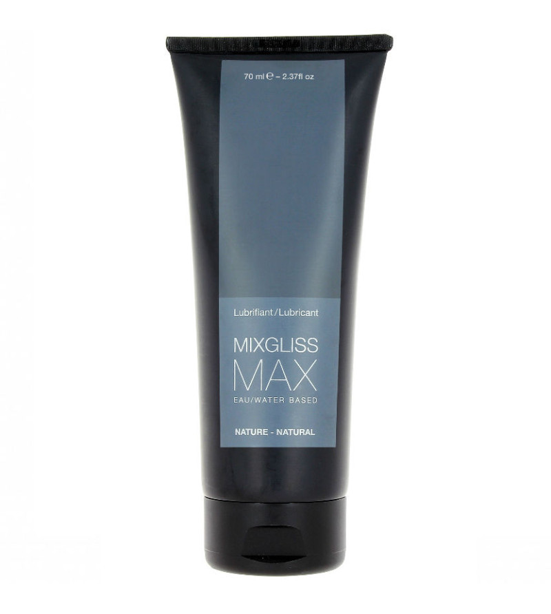 MIXGLISS - LUBRIFIANT ANAL NATUREL BASE D'EAU MAX 70 ML