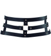 BIJOUX - INDISCRETS CEINTURE LABYRINTHE AVEC BRACELET NOIR